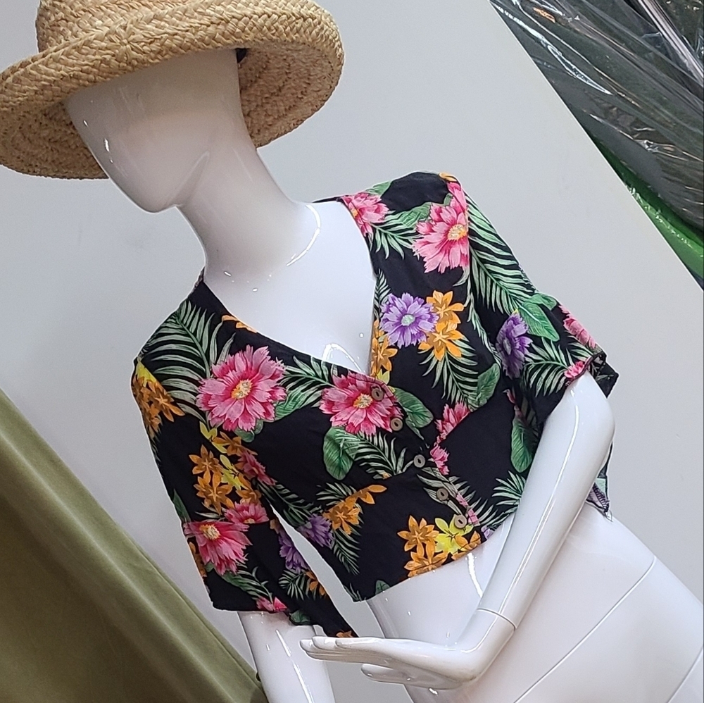 Paradis Miss Floral Crop Top